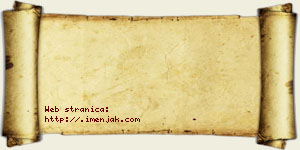 Kristina Karapandžić vizit kartica